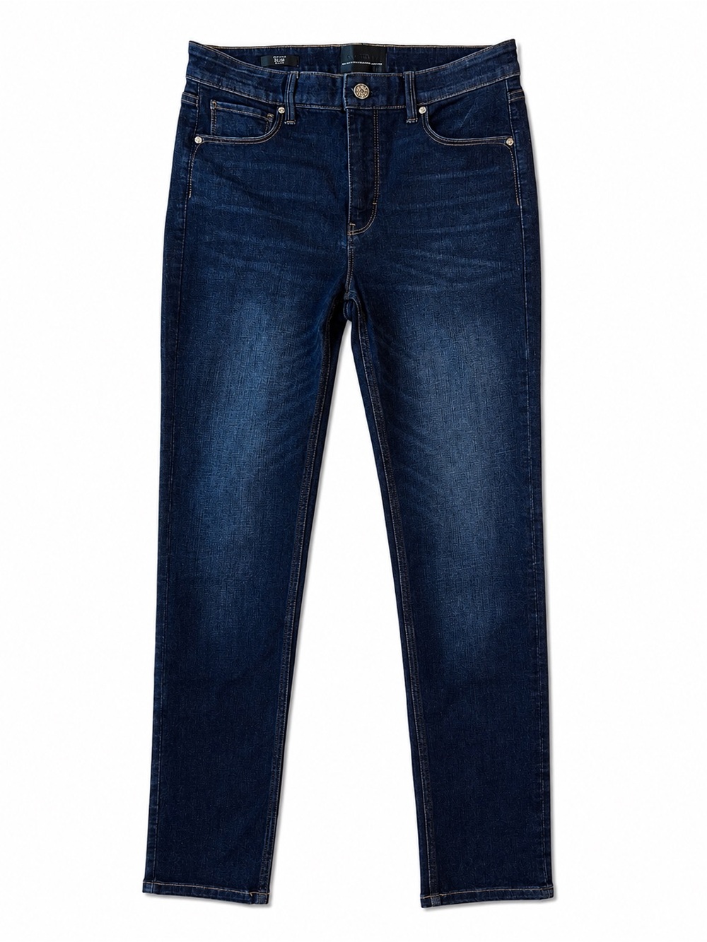 WHBM 29” High-rise Dark Indigo Slim Sculpt Jeans - Picture 2 of 11